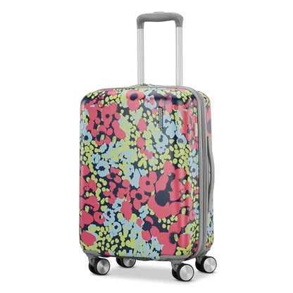 American Tourister Moonlight II Hardside Expandable Luggage with Spinner Wheels, Poppy Pattern, Carry-On 20-Inch - color: Poppy Pattern, size: Carry-On 22-Inch