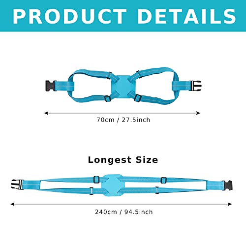 Travelkin Luggage Straps Bag Bungee for Suitcase Add a Bag TSA Approved - color: BLUE