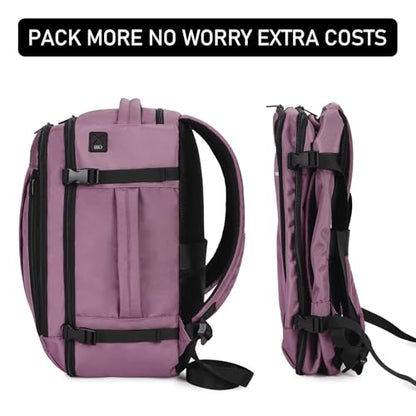 ECOHUB Travel Backpack 18x14x8 Frontier Airlines Personal Item Bag Pink - color: Pink, size: 18 inch