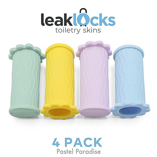 Rinseroo LeakLocks® Toiletry Skins™ Elastic Sleeve for Travel Container
