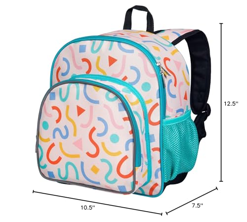 Wildkin 12 Inch Toddler Backpack for Kids, Confetti Peach - color: Confetti Peach