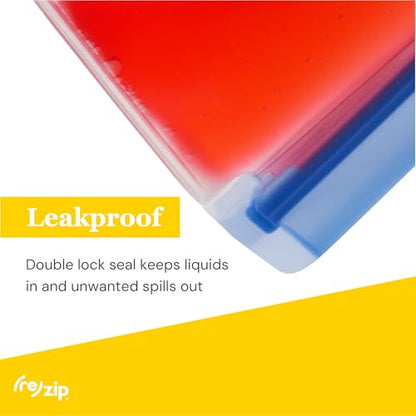 (re) zip Reusable Clip-On Bag, Snacks & Essentials, 21 oz, 2-Pack | Leakproof, Lightweight, Dirt- & Water-Resistant, BPA-Free. Travel & Outdoor Use. Holds Wallet, Keys, Phone & Essentials. - color: Sage & Gray