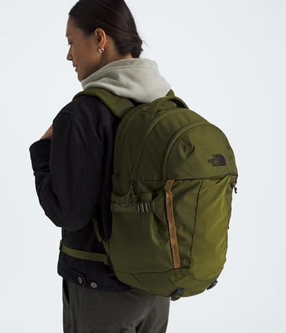 The North Face 여성용 Recon Everyday 노트북 백팩, 포레스트 올리브/유틸리티 브라운, 정찰 - color: 포레스트 올리브/유틸리티 브라운