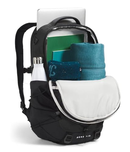 The North Face Borealis Laptop Pack, Asphalt Gy Lt Hth/TNF Blk-NPF, OSFA - color: Asphalt Grey Light Heather/Tnf Black-npf