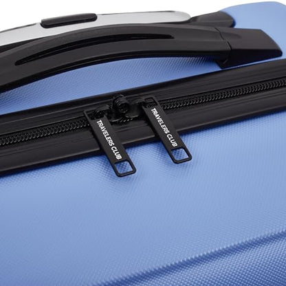 Travelers Club Skyline 22" Carry-On Spinner Luggage, Skyline Blue - color: Skyline Blue
