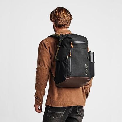 Roark Passenger 27L 2.0 Backpack, Travel Day Pack with Laptop Storage - color: Black