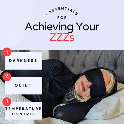 Dēp Sleep Hoodie with Attached Eye Mask, Built for Athletes, Unisex - size: XX-Large