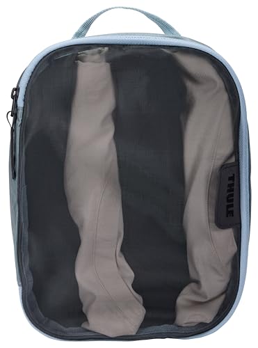 Thule Packing Cube, Size Small, Transparent Fabric, Organize Essentials, Easy to Pack, YKK Zippers - color: POND GRAY, size: Small, style: Single