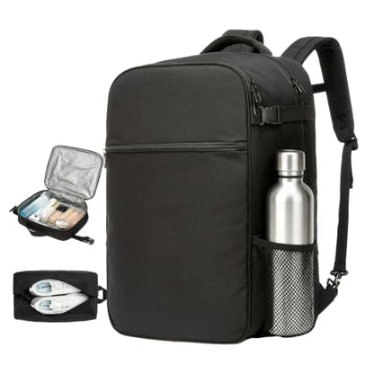 40L Travel Backpack for Men Women,Carry On Backpack for Travel - color: Balck