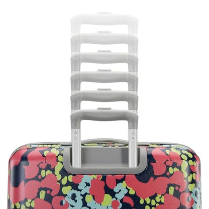 American Tourister Moonlight II Hardside Expandable Luggage with Spinner Wheels, Poppy Pattern, Large Checked Suitcase 28-Inch - color: Poppy Pattern, size: Checked 28-Inch