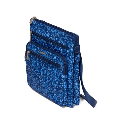 Baggallini Out and About Crossbody - color: Navy Petal