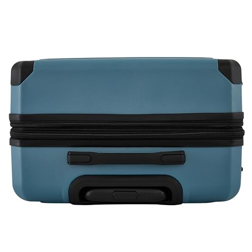 Wrangler ATG Trailway Expandable Hardside Luggage, Storm Blue, 22" Carry-On - color: Storm Blue