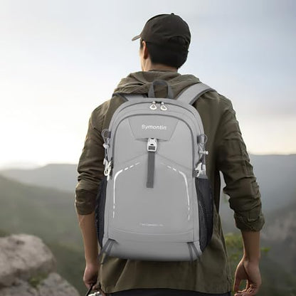 Lightweight Foldable 35L Everyday Backpack, Packable Daypack (Grey) - color: 35l-grey
