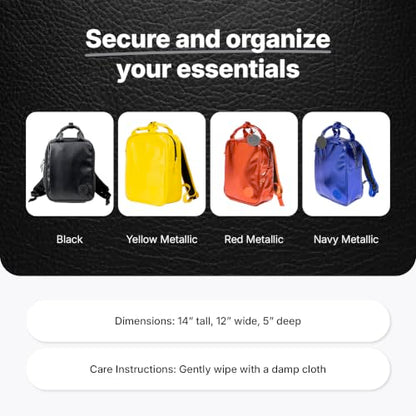 Laptop Backpack with Padded Sleeve for Travel Technical Fabric PU 14L Black - color: Black
