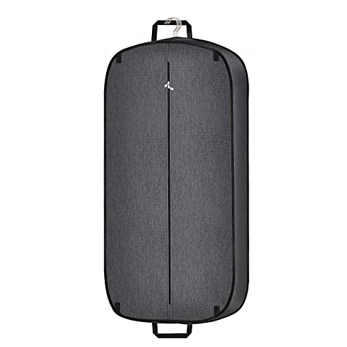 Limoomil 42" Heavy‑Duty Waterproof Garment Bag for Suits, Tuxedos & Coats - color: Darkgrey, size: 42" x 24" x 4"