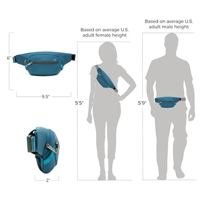 Travelon Anti-Theft Active® Waist Pack - color: Teal