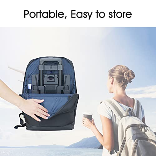 Car Seat Dolly for Airport, Foldable Car Seat Travel Cart & Roller - color: Black