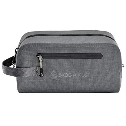 DoppSåk Waterproof & Leak-Proof Travel Toiletry Bag | Large, Charcoal Grey - color: Charcoal Grey, size: Large