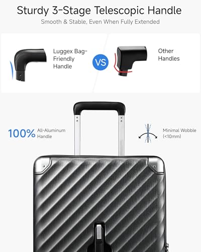 LUGGEX 28 Inch Trunk Luggage with Spinner Wheels, Blue - color: Blue, size: Trunk-Large 28-Inch