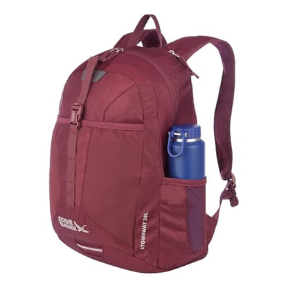 Eddie Bauer Stowaway Packable Backpack - Black Cherry, 30L - color: Black Cherry, size: 30L