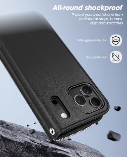 OCASE Crossbody Wallet Case for iPhone 18 Pro Max/ 17 Pro Max, Black Argyle - color: Black Argyle, size: iPhone 17 Pro Max/ iPhone 18 Pro Max