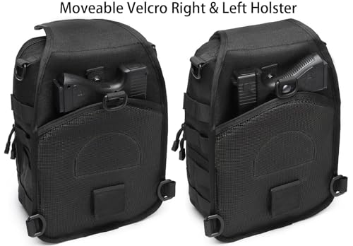 Tactical Sling Crossbody Bag Holster Shoulder Backpack 15L - color: Pink