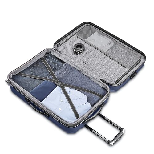 Samsonite Centric 2 Hardside Expandable Luggage with Spinners | True Navy | 2PC SET (Carry-on/Medium) - color: True Navy, size: 2-Piece Set (Carry-on/Medium)
