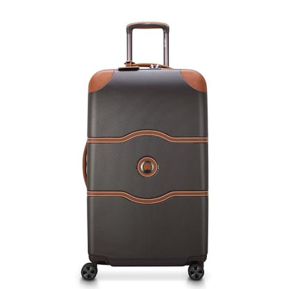 DELSEY PARIS Chatelet Air 2.0, 26 Inch Checked Luggage, Chocolate Brown - color: Chocolate Brown, size: Checked-26 Inch Trunk