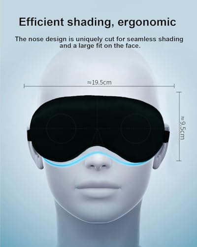 Sleep Mask, Silk Sleep Mask with Adjustable Strap, Super Soft Satin Blackout Sleeping Eye Mask for Men&Women, Comfortable Blindfold Eyeshade for Night Sleep 4 Pack (Black Blue) - color: Black Blue