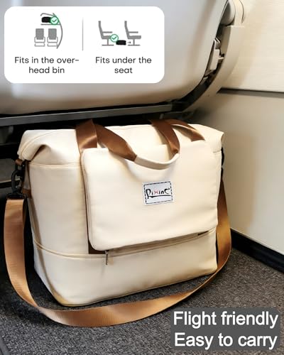Foldable Travel Bag,Travel Duffle Bag,Foldable Duffle Bag for Travel - color: Beige