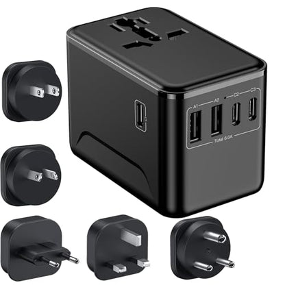 JMFONE Universal Travel Adapter for India Africa Europe 200+ Countries