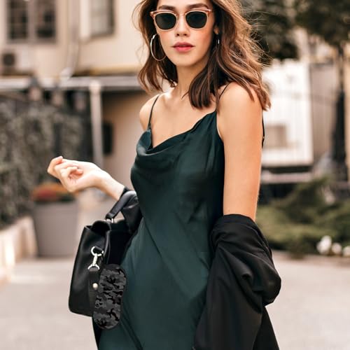 Sunglasses Soft Case, Ultra Light Portable Neoprene Zipper Glasses Case for Men Women - color: Black Camouflage