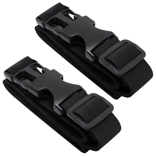 Luggage Straps for Suitcases, Fanny Pack Extender Strap Travel Straps to Connect Two Suitcases Adjustable Strap with Clips 2pcs, 1inch x 40Inch - size: 1inch × 40 Inch