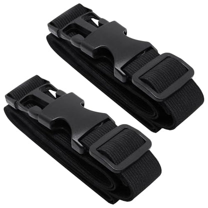 Luggage Straps for Suitcases, Fanny Pack Extender Strap Travel Straps to Connect Two Suitcases Adjustable Strap with Clips 2pcs, 1inch x 40Inch - size: 1inch × 40 Inch