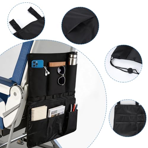Airplane Tray Cover with Pockets for Tablet Phone Water Bottle