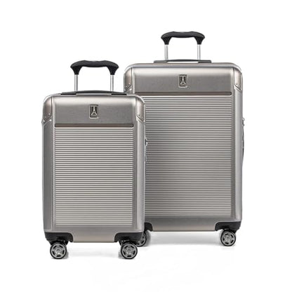 Travelpro Platinum Elite Hardside Luggage 2-Piece Set, Sand, 21 & 25-Inch - color: Metallic Sand, size: 2-Piece Set (21/25)