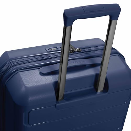 Traveler's Choice Pagosa Hardshell Expandable Luggage with Spinner Wheels, Navy, 27-Inch Medium - color: Navy, size: 27-Inch Medium