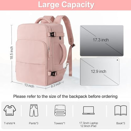 Sinaliy 여행용 백팩, 핑크, XL, 모던. - color: 핑크, size: XL