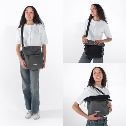 Sherpani Vale, Anti-Theft Crossbody Tote for Women - color: Granite
