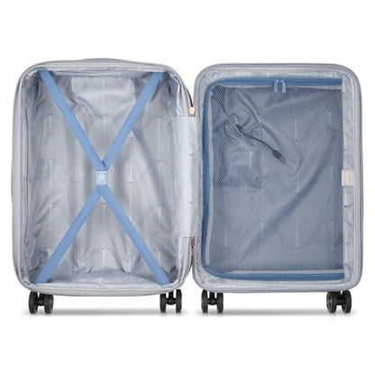 DELSEY PARIS Cruise 3.0, 20 Inch Carry-On Hardside Luggage, Platinum - color: Platinum, size: Carry on 20 Inch