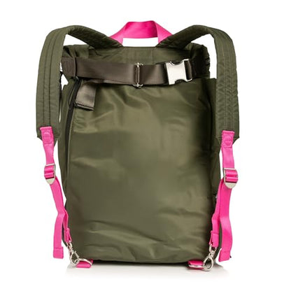 shortyLOVE Boxer Large Travel Backpack, Army Green - color: Army Green