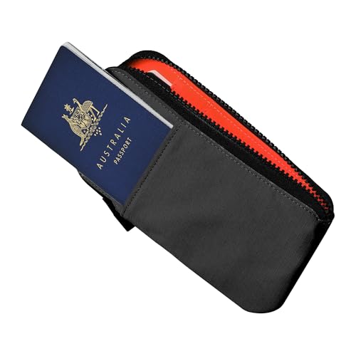 ALPAKA Zip Travel Wallet RFID Blocking Passport Holder Black - color: Black