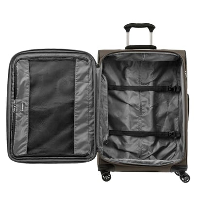 Travelpro Tourlite Softside 3-Piece Set, Expandable Luggage, 4 Spinner Wheels, Lightweight Suitcase, 21" Carry-On, 25" Checked Medium, 29 Check Large, Espresso Brown - color: Espresso, size: 3-Piece Set (21/25/29)