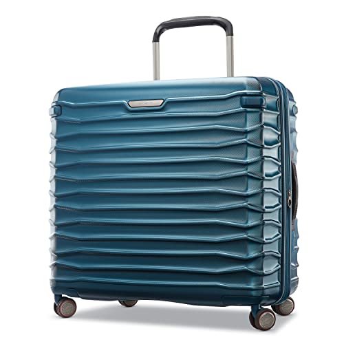 Samsonite Stryde 2 Hardside Expandable Luggage with Double Spinner Wheels, Large Glider, Deep Teal - color: Deep Teal, size: Checked-Large Glider Spinner