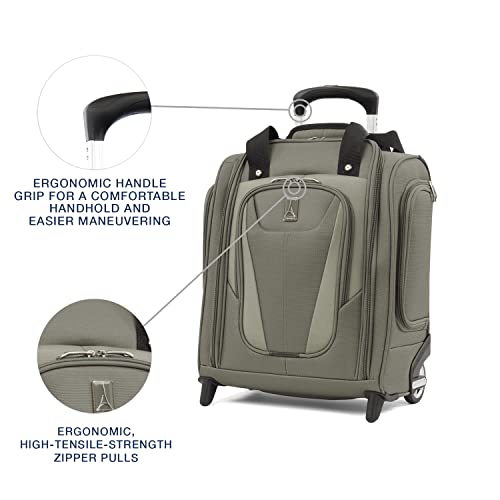 Travelpro Maxlite 5 Softside Carry-On Underseat Luggage, Green, 15-Inch - color: Slate Green