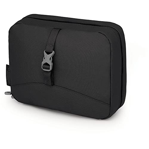 Osprey Daylite 걸이식 세면도구 키트, 블랙 - color: 블랙.