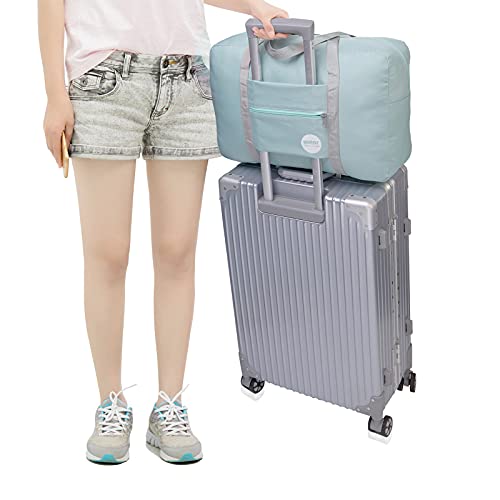 WANDF Personal Item Travel Bag, Carry On Duffle Bag Women - color: Mint Green