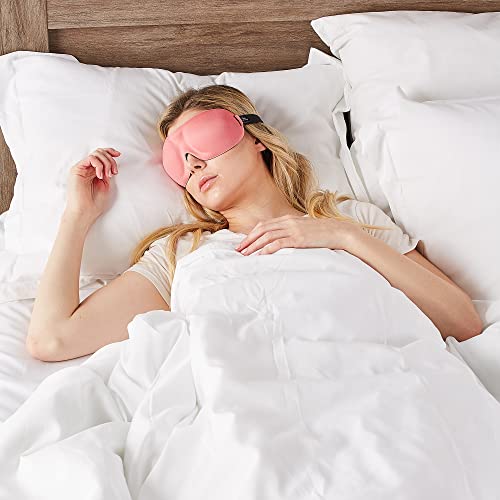 Bucky 40 Blinks No Pressure Eye Mask for Travel & Sleep - color: Strawberry