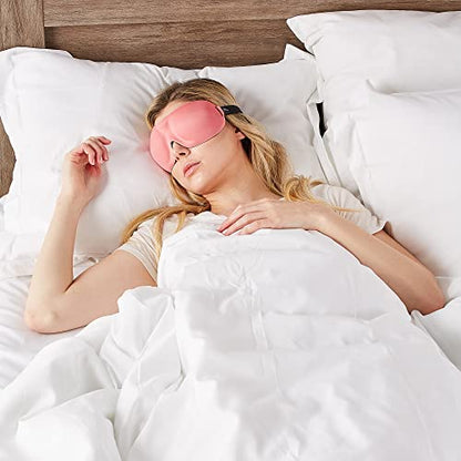 Bucky 40 Blinks No Pressure Eye Mask for Travel & Sleep - color: Strawberry