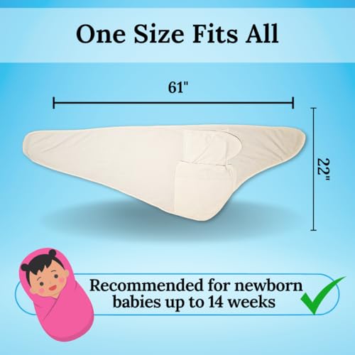 Miracle Blanket Swaddle Wrap – Help Your Newborn Sleep Longer – Soft & Secure Sleep Sack for Infants – Easy-to-Use Swaddling Blanket for a Calm Baby (Cirque D Fleur) - color: Cirque D Fleur